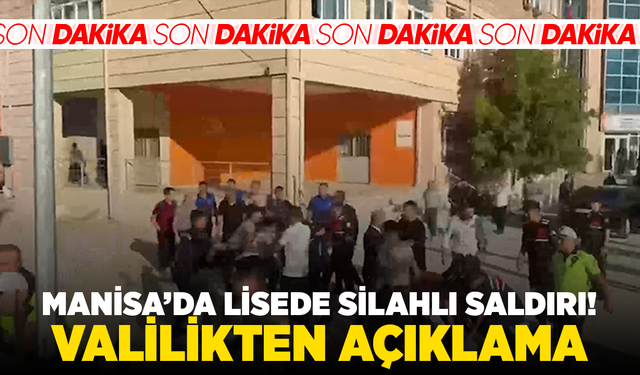 Lisedeki saldırıyla ilgili valilikten açıklama geldi!