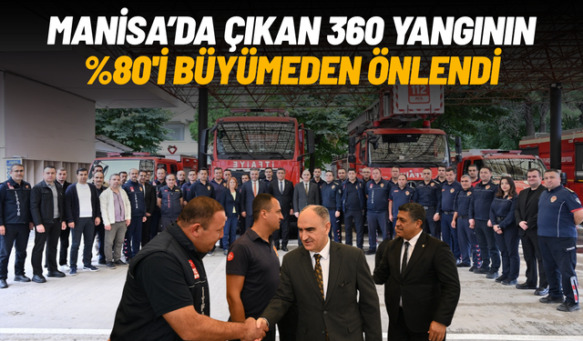 Manisa'da 360 yangının yüzde 80'i büyümeden önlendi