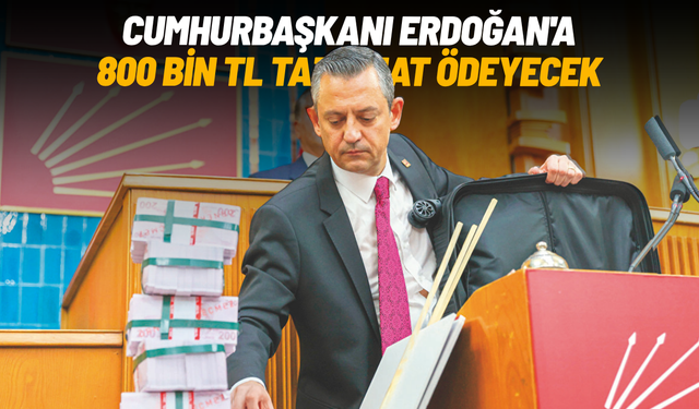 Özgür Özel, Cumhurbaşkanı Erdoğan'a 800 bin TL tazminat ödeyecek