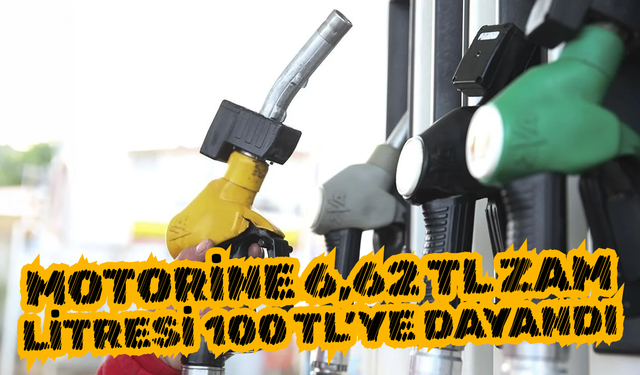 Motorine 6,62 TL zam geldi: Litre fiyatı 100 TL’ye dayandı