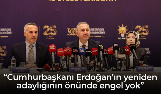AK Parti: Cumhurbaşkanı Erdoğan’ın yeniden adaylığının önünde engel yok