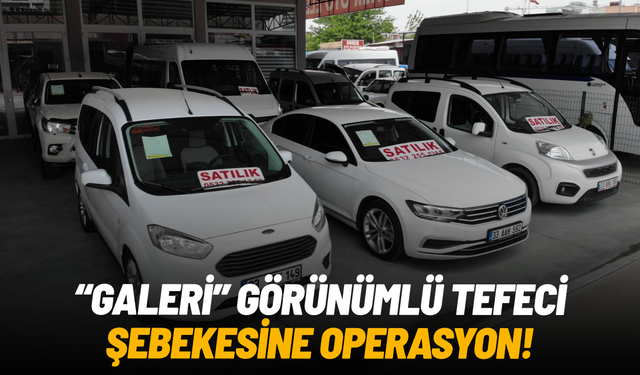 İzmir’de 'galerici' görünümlü tefeci şebekesine operasyon