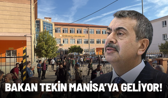 Turgutlu’daki okul saldırısı sonrası Bakan Tekin Manisa’ya geliyor