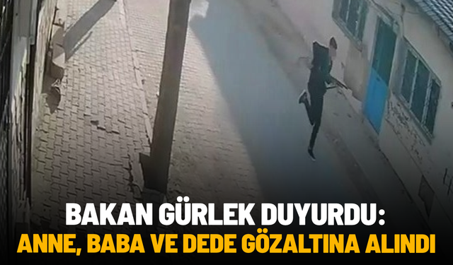 Bakan Gürlek'ten Manisa'daki saldırıya ilişkin açıklama! Anne, baba ve dede gözaltında
