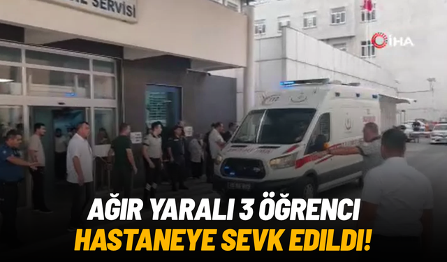 Turgutlu'da okul önünde silahlı saldırı: 3 öğrenci Manisa'ya sevk edildi
