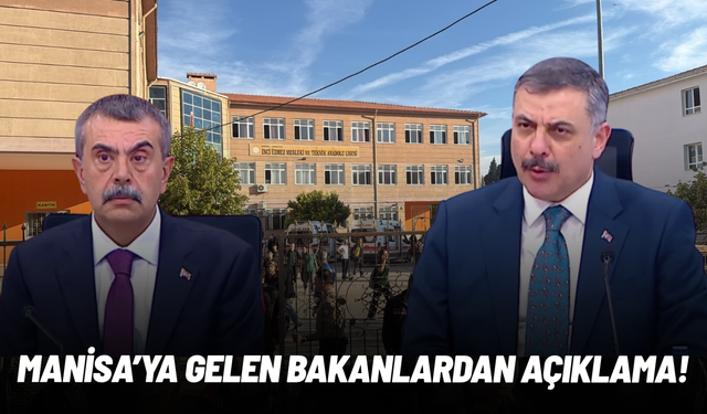 Manisa’daki saldırı sonrası iki bakandan ortak açıklama