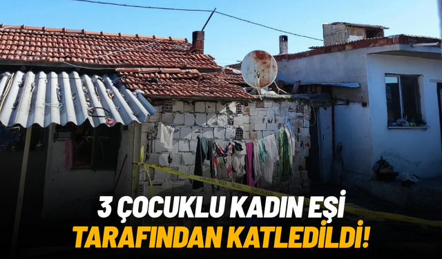 Manisa'da eşi tarafından bıçaklanan 3 çocuklu kadın hayatını kaybetti
