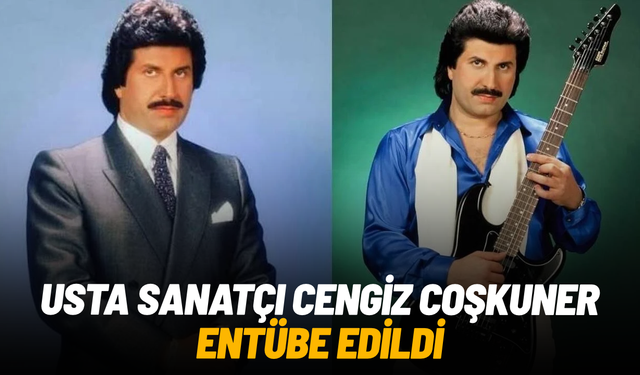 Usta sanatçı Cengiz Coşkuner entübe edildi