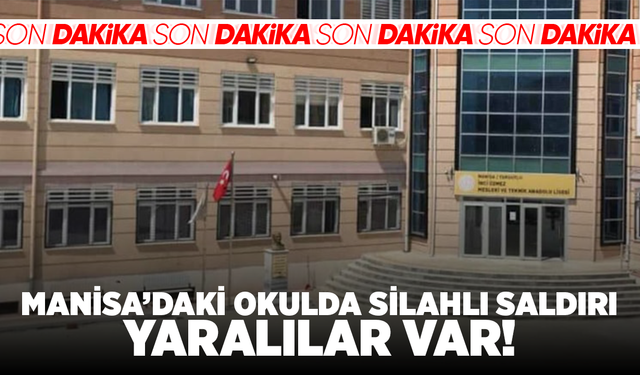 Manisa’da okul önünde silahlı saldırı: 4 öğrenci yaralandı