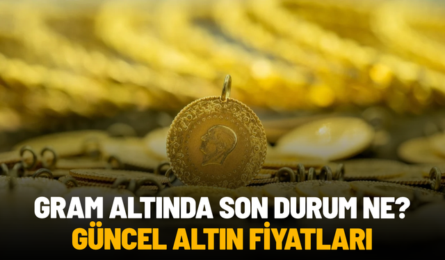 Gram altın 6 bin 517 liradan işlem görüyor