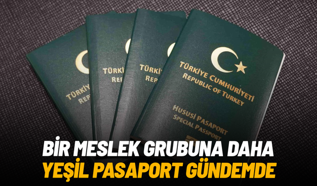 Bir meslek grubuna daha yeşil pasaport gündemde