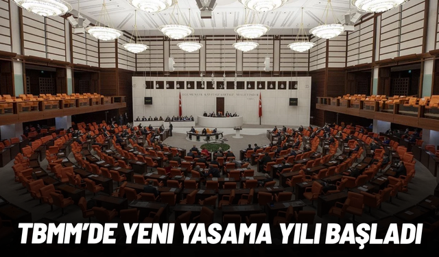 TBMM'de yeni yasama yılı başladı