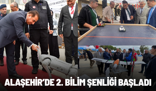 Alaşehir'de 2. Bilim Şenliği başladı