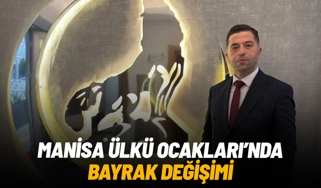 Manisa Ülkü Ocakları’nda bayrak değişimi: Görevi Ümit Yaşar İşkür devraldı