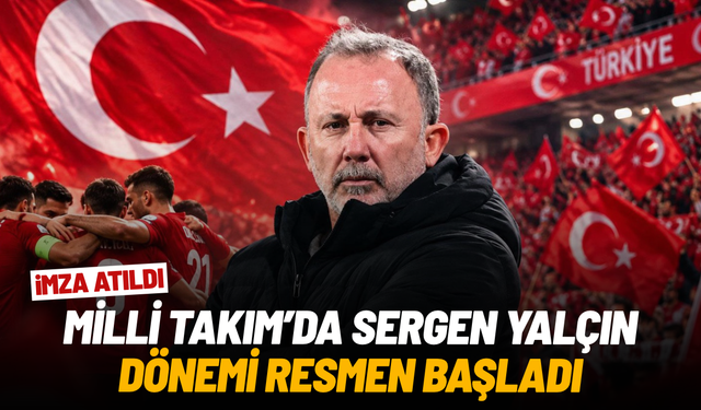 A Milli Futbol Takımı'nda Sergen Yalçın dönemi resmen başladı