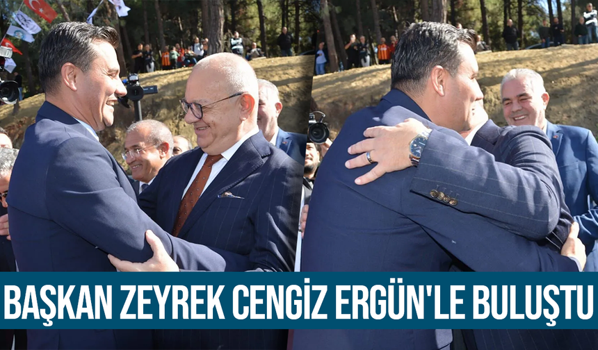 Başkan Zeyrek Cengiz Ergün'le buluştu