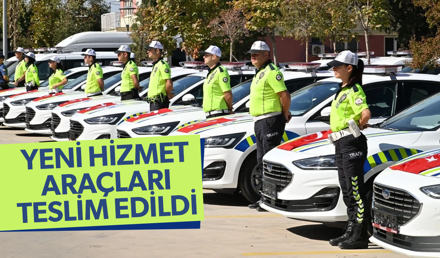 172 yeni hizmet aracının teslim töreni gerçekleştirildi