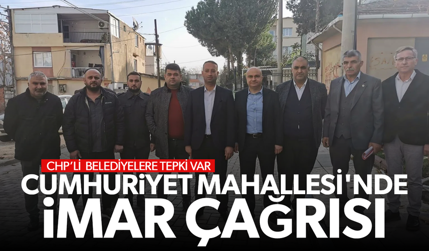 CHP’li belediyelere tepki var!