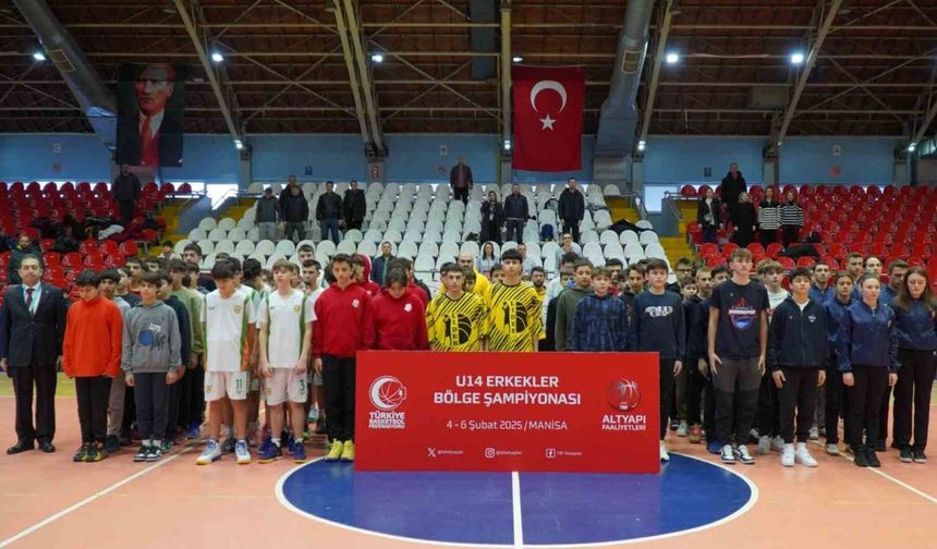 U14 Erkekler Basketbol Bölge Şampiyonası Manisa’da başladı
