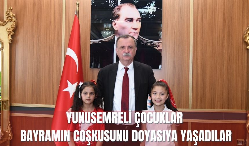 BAYRAMIN COŞKUSUNU DOYASIYA YAŞADILAR