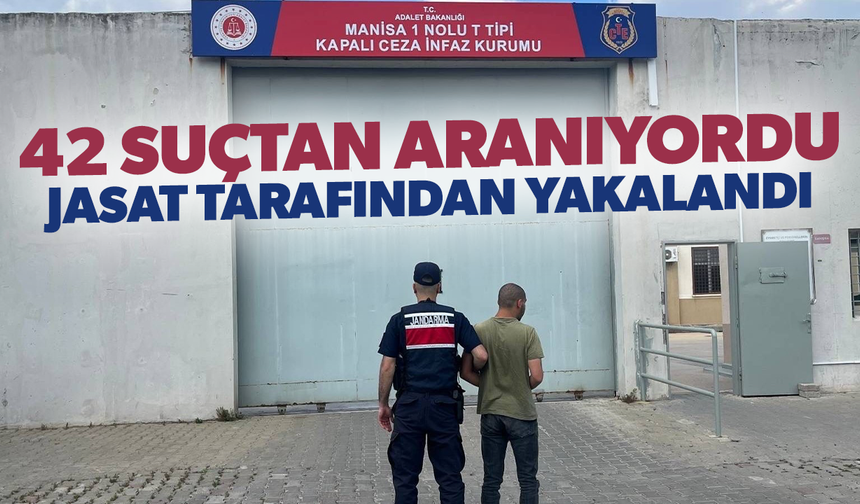 42 suçtan aranan zanlı JASAT tarafından yakalandı