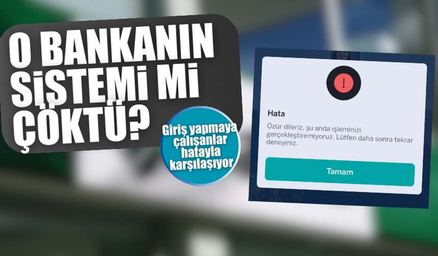 Garanti Bankası'nın sistemi çöktü mü?
