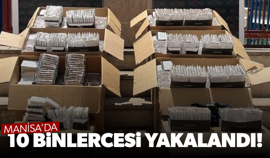 59 bin doldurulmuş makaron ele geçirildi!