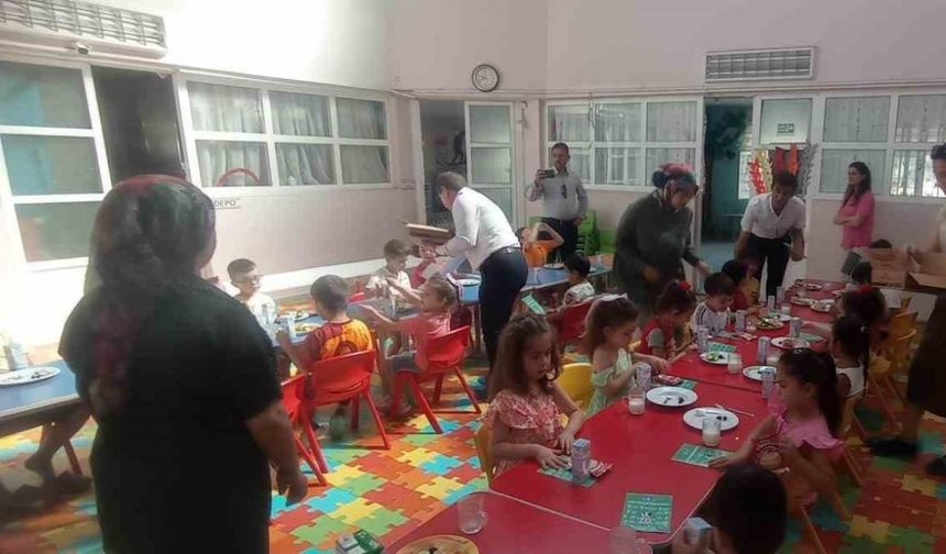 Dünya Süt Gününde öğrencilere süt dağıtıldı