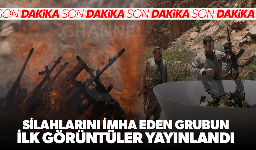 Terör örgütü PKK'lı ilk grup silah bıraktı, ilk açıklama geldi! İşte ilk görüntüler