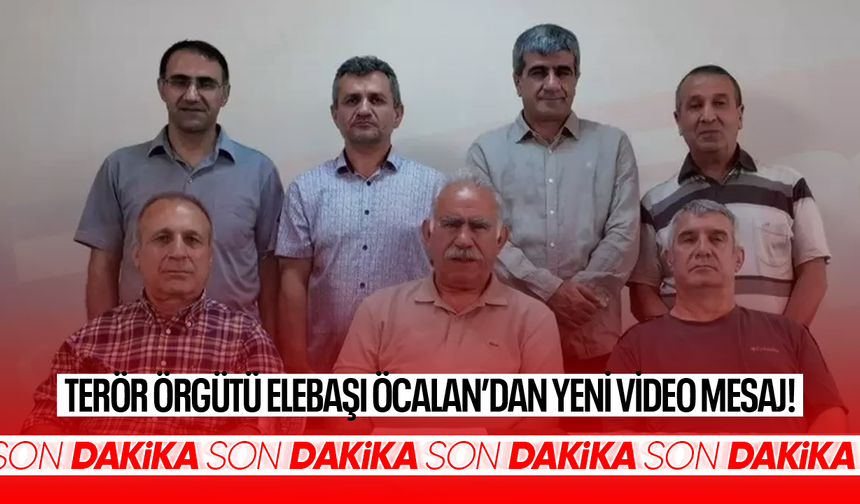 Terör örgütü elebaşı Öcalan video mesaj yayımladı!
