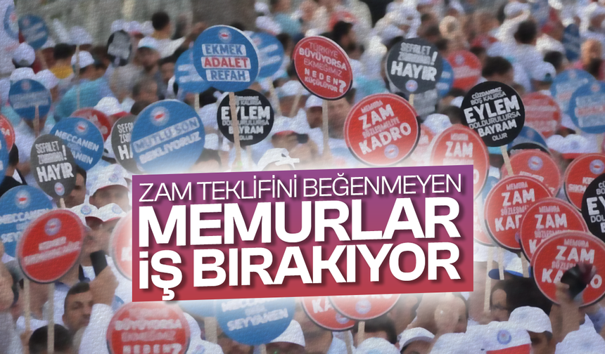 Hükümetin zam teklifini beğenmeyen memurlar iş bırakacak!