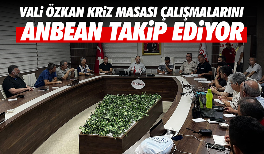 Manisa Valiliği Kriz Merkezi çalışmaları devam ediyor