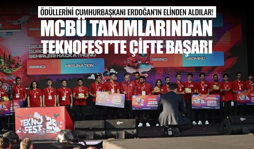 MCBÜ takımlarından TEKNOFEST’te çifte başarı