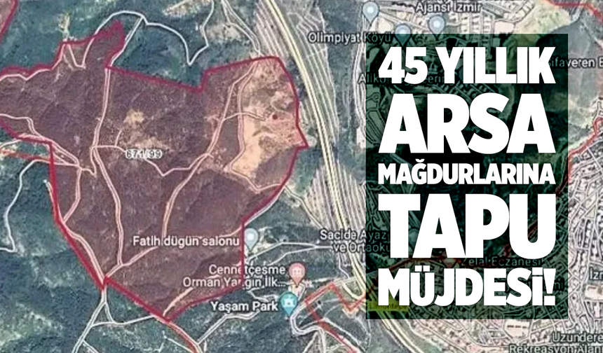 Balçova arsa sorunu çözüldü!