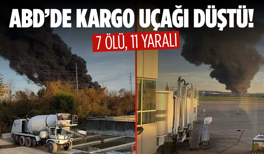 Louisville’de havalanan UPS kargo uçağı kalkıştan kısa süre sonra düştü