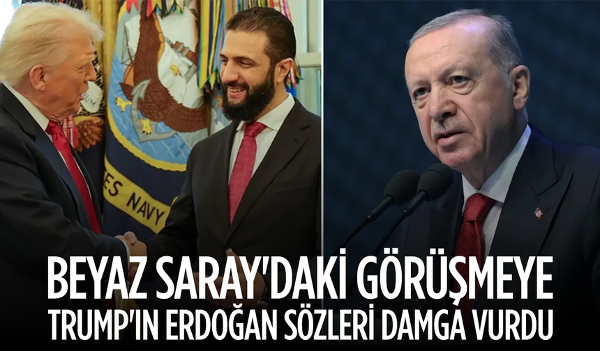 Beyaz Saray'daki görüşmeye Trump'ın Erdoğan sözleri damga vurdu