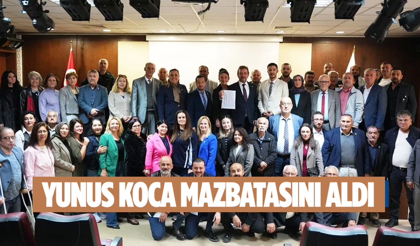 İYİ Parti Manisa’da Yeni İl Başkanı Yunus Koca Mazbatasını Aldı