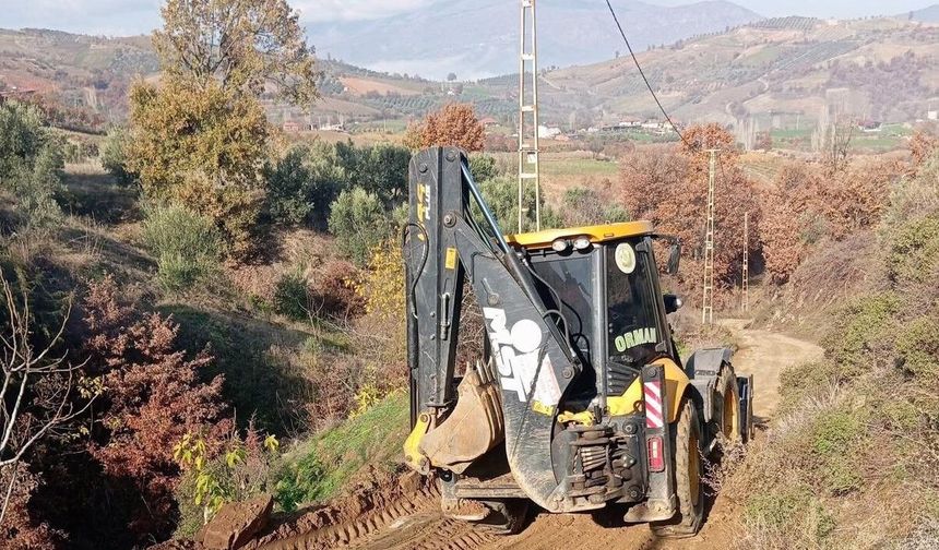 Sarıgöl’de ova yolları düzenleniyor