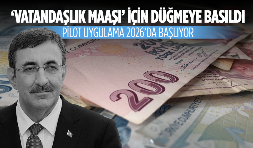 Cevdet Yılmaz'dan 'vatandaşlık maaşı' için tarih: Gelecek yıl başlıyor