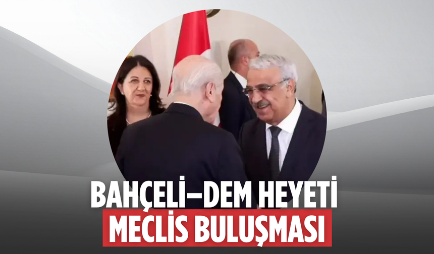 Bahçeli–DEM Parti İmralı Heyeti Görüşmesi Meclis’te Başladı