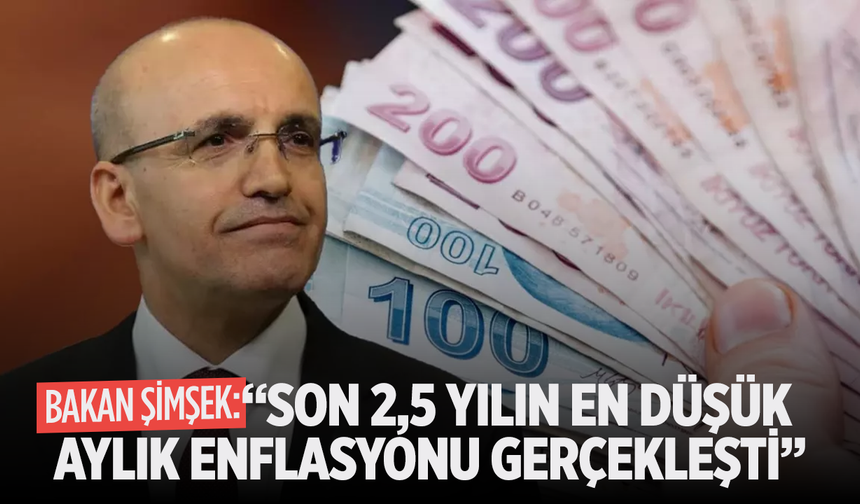 Bakan Şimşek, kasım ayı enflasyon rakamlarını değerlendirdi