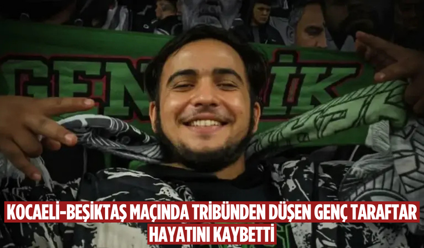 Tribünden düşen genç taraftar hayatını kaybetti