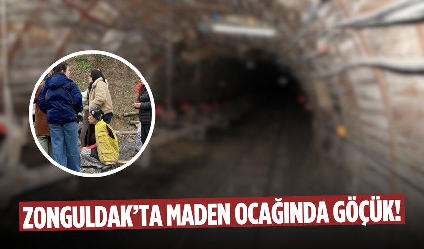 Zonguldak'ta özel maden ocağı göçtü