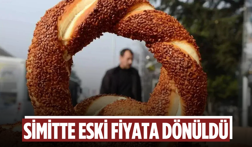 Manisa’da simitte eski tarifeye dönüş