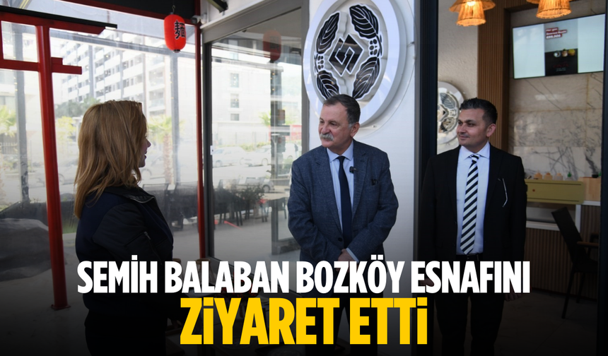 Başkan Balaban'dan esnaf ziyareti