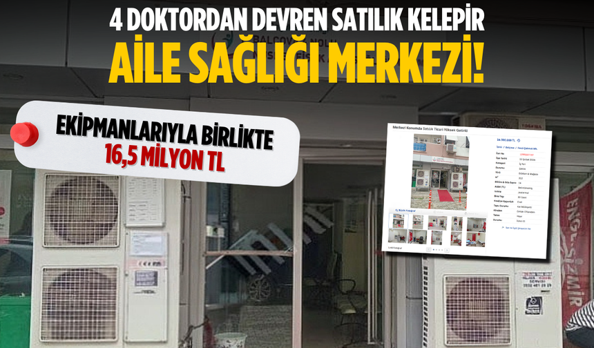 4 doktordan devren satılık kelepir aile sağlığı merkezi