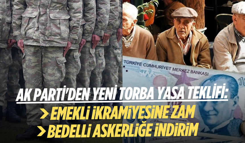 AK Parti'den yeni torba yasa teklifi