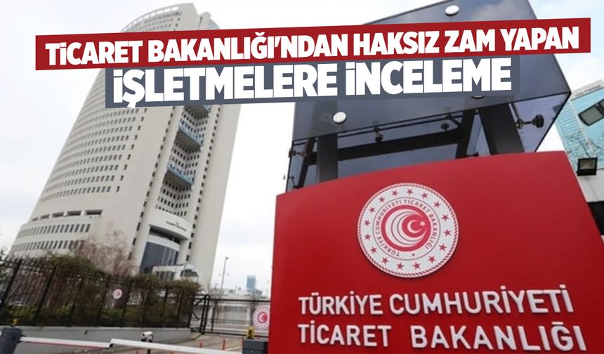 Servis Ücretini Menü Zammıyla Tahsil Eden İşletmelere Bakanlıktan Müdahale