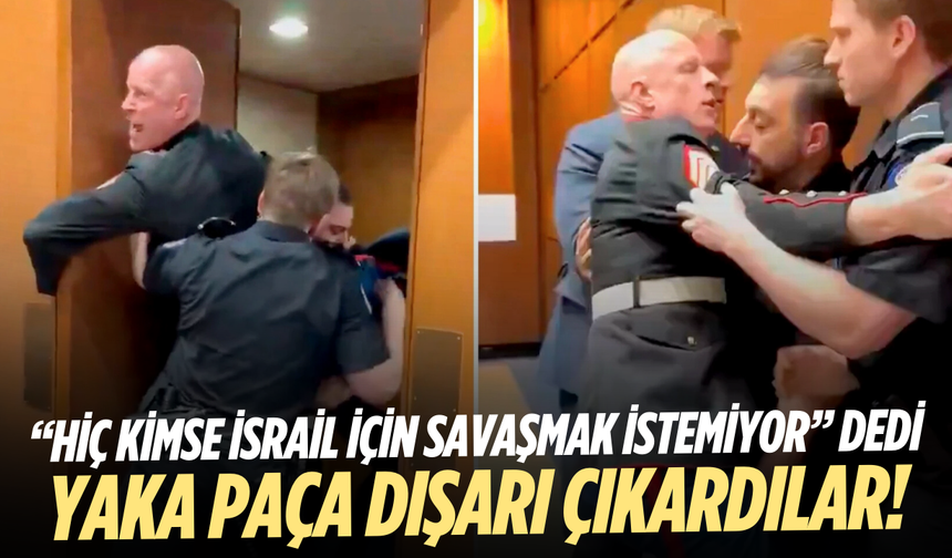 Kongre’de “İsrail için savaşmayız” protestosu