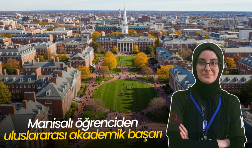 Manisalı öğrenciden uluslararası akademik başarı
